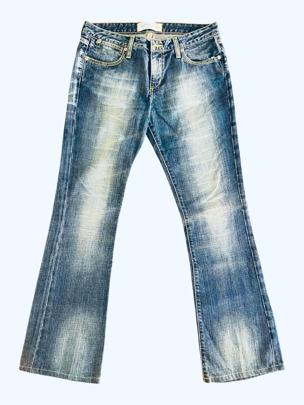 Paper Denim & Cloth Women's Light Wash Flare Jeans